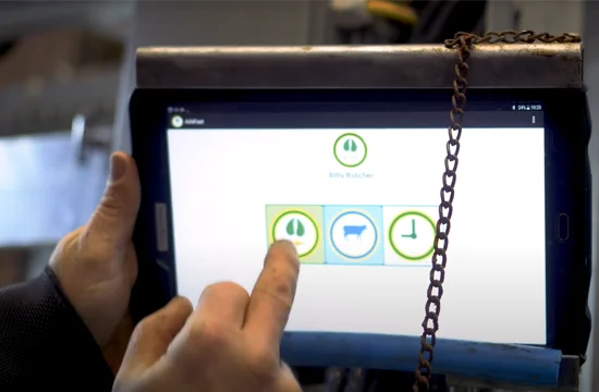 App and system in use on the farm